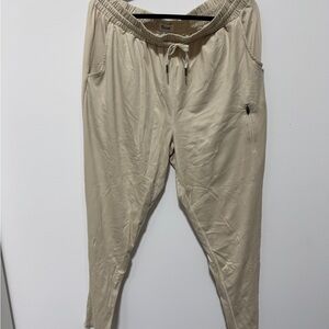 Men's Beige Jogger Pants